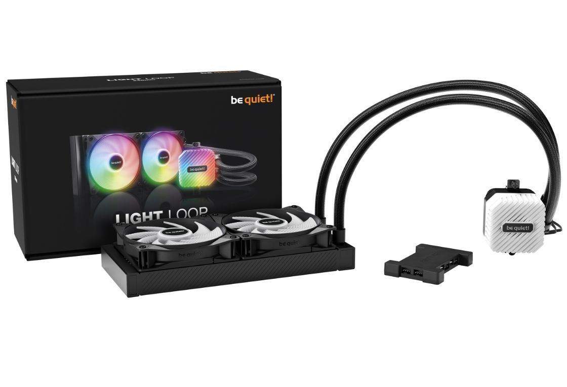 Система жидкостного охлаждения Be Quiet! Light Loop 240mm 2x120mm (BW020)
