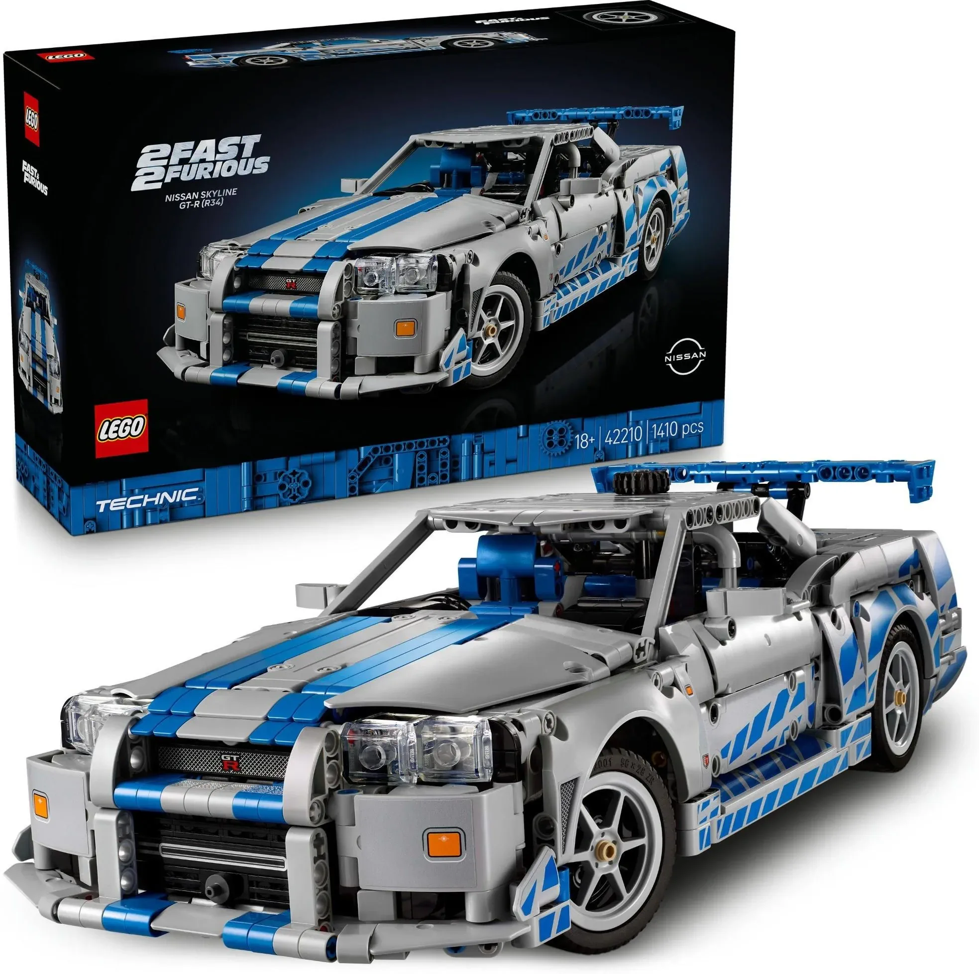 Конструктор LEGO Technic Nissan Skyline GT-R (R34) 42210