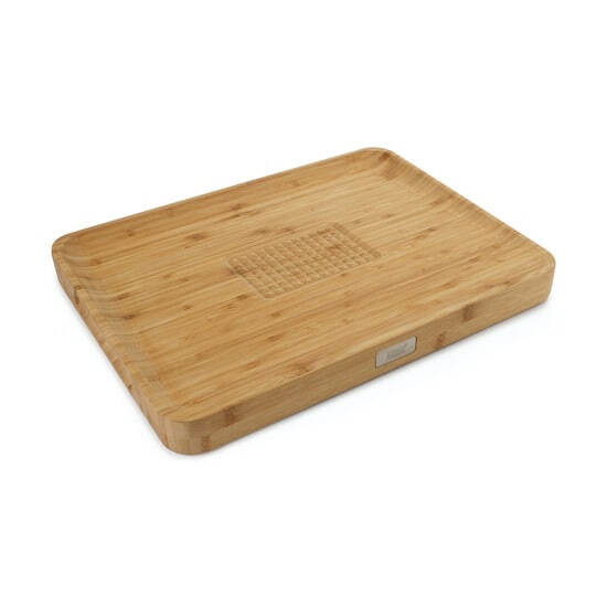 Разделочная доска Joseph Joseph Cut&Carve Bamboo 40x30см, коричневая (60142)