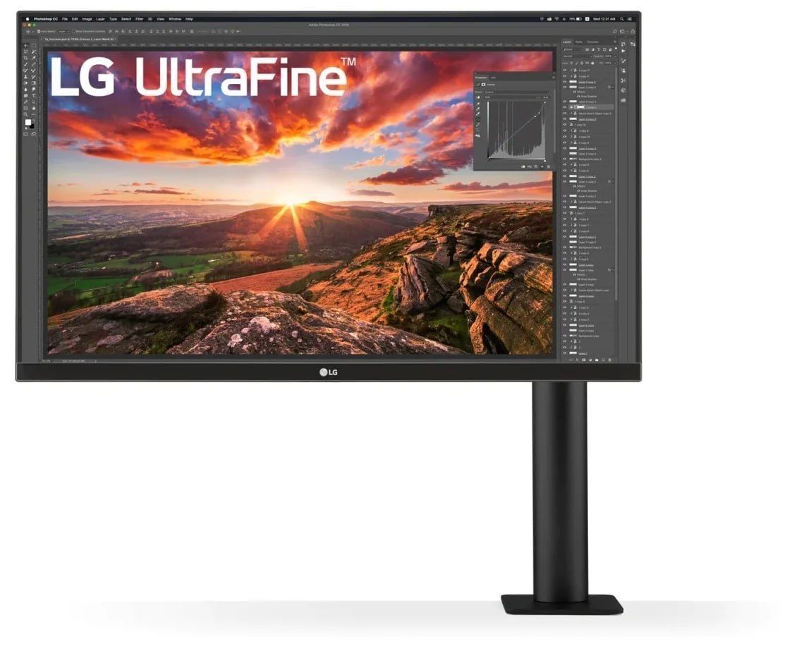 27" Монитор LG 27UN880-B, 3840x2160, 61 Гц, IPS, черный