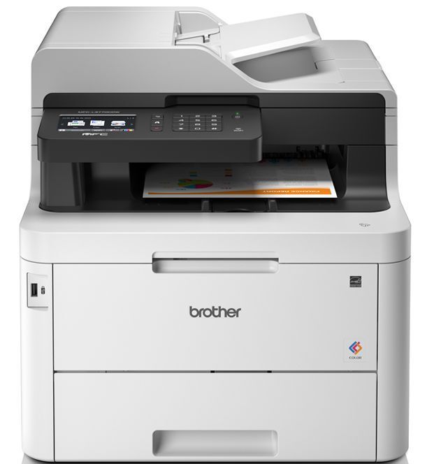 МФУ лазерное Brother MFC-L3770CDW, цветн., A4, белый/черный