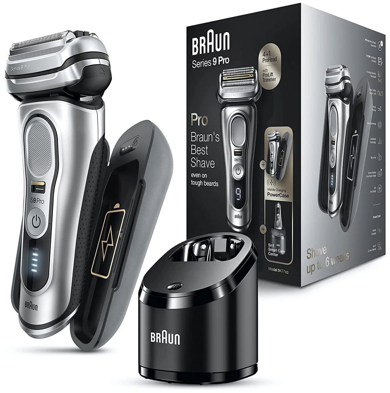 Электробритва Braun 9477cc Series 9 Pro, silver