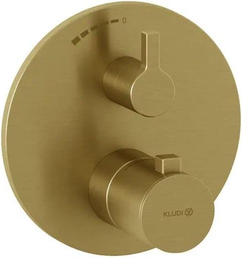 Смеситель для душа Kludi Nova Fonte Puristic 20885N015, матовое золото