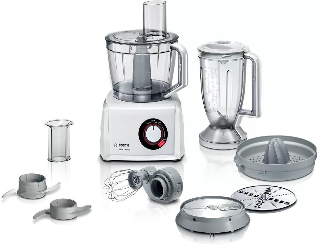 Кухонный комбайн Bosch MultiTalent 8 MC812W620, 1100 Вт, белый