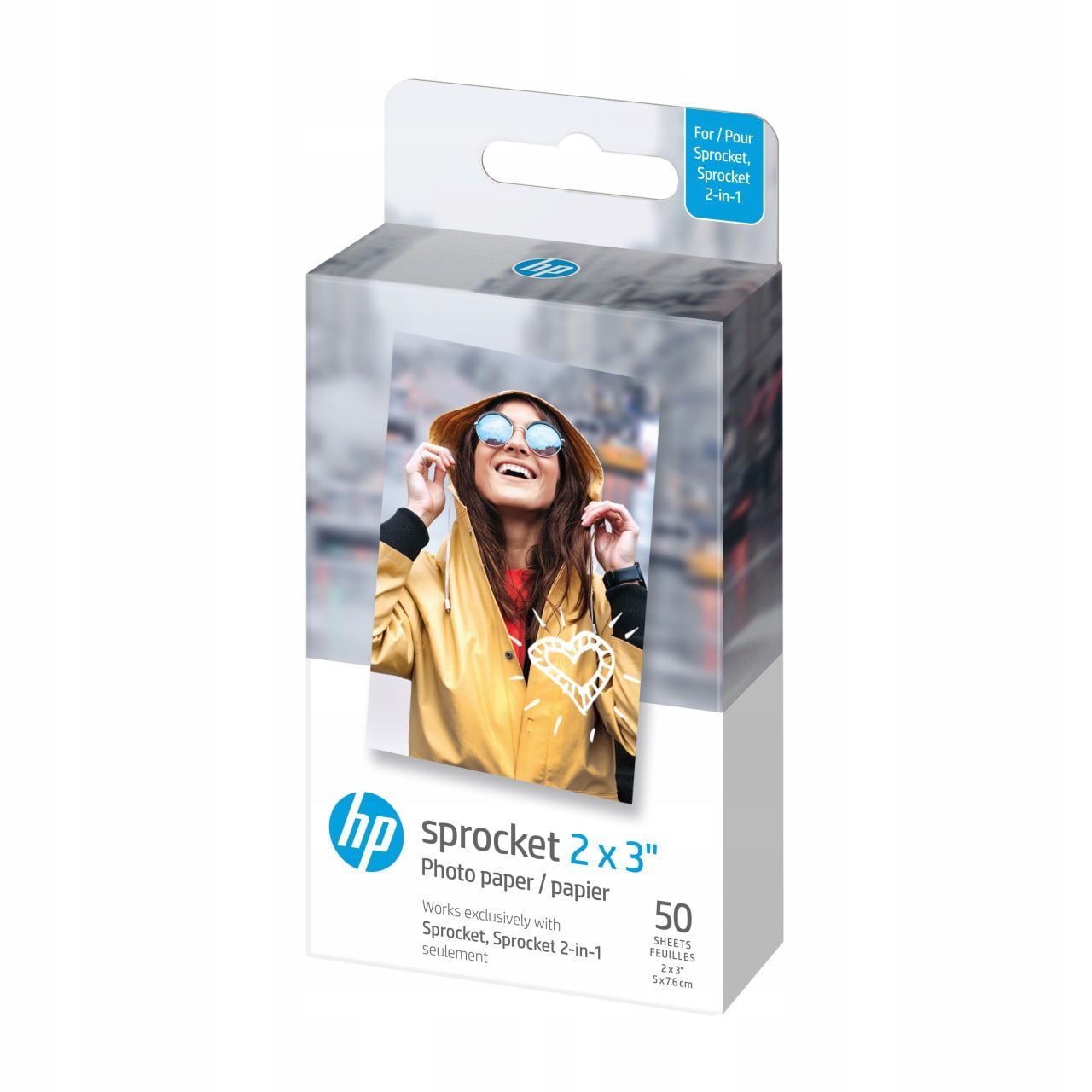 Фотобумага HP Sprocket Zink Paper 2x3 - 50 шт. 1DE39A