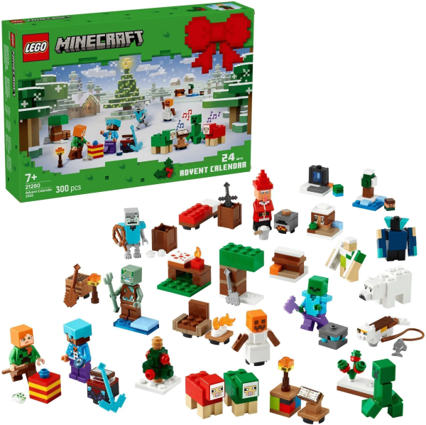 Конструктор LEGO Minecraft 21280 Адвент-календарь Майнкрафт