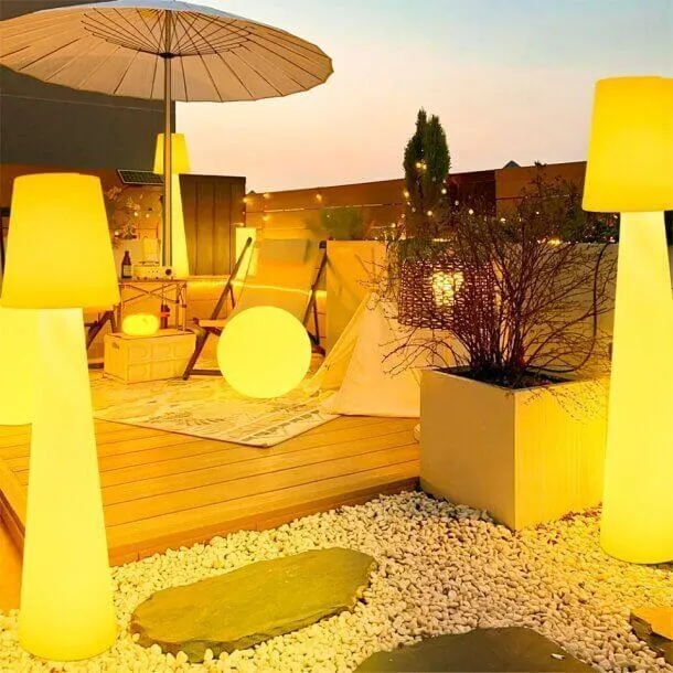 Уличный напольный светильник Step Into Design Gardena L, LED RGBW, 150 см