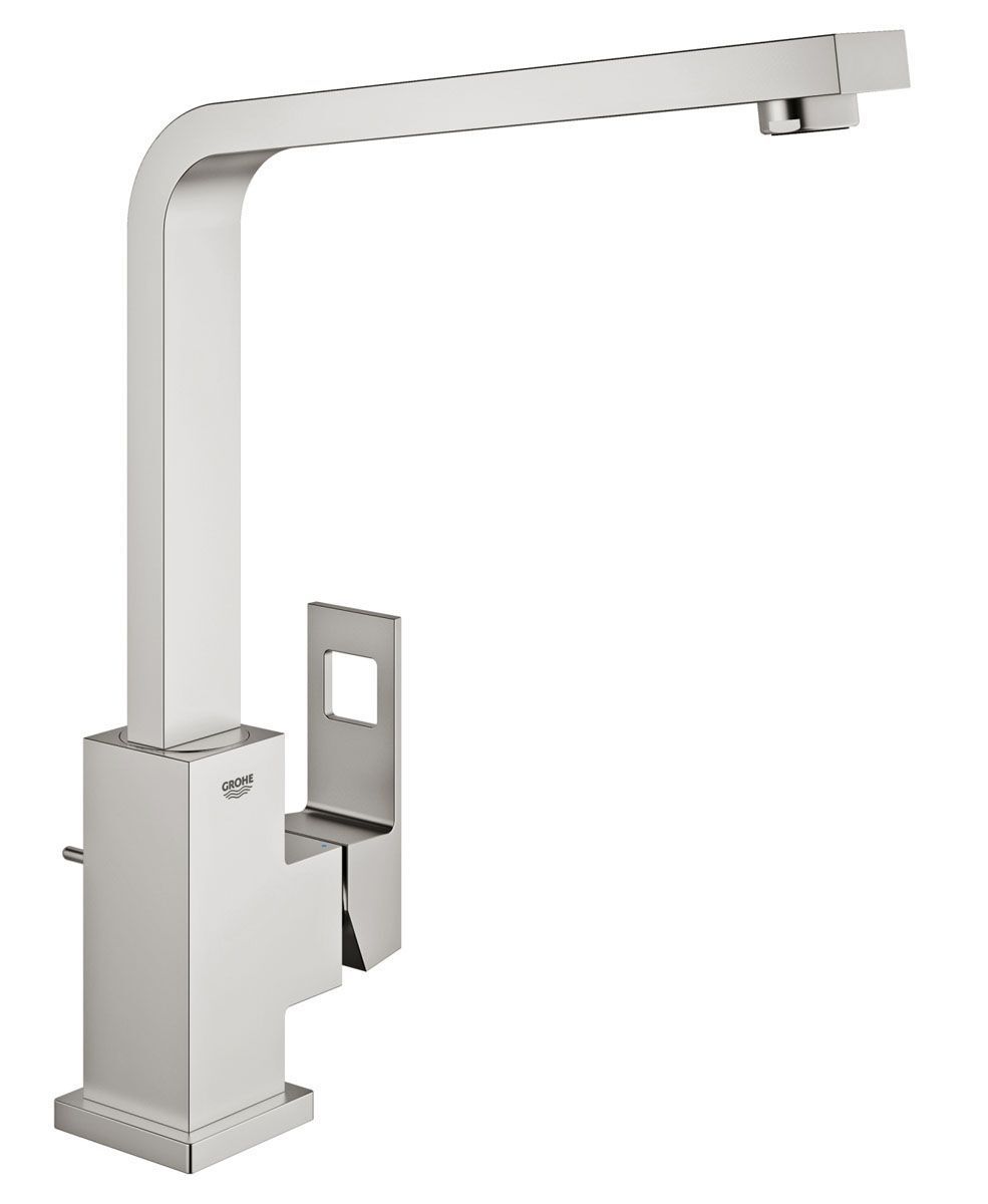 Смеситель для кухни (мойки) Grohe Eurocube 31255DC0 серебристый