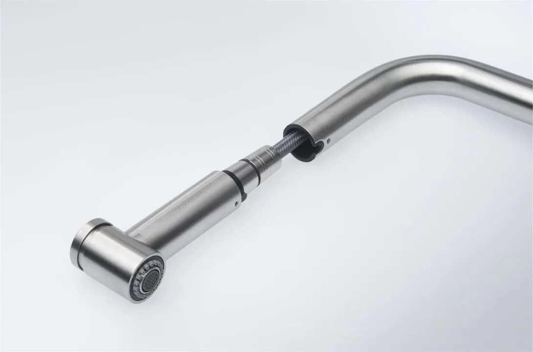 Кухонный кран Franke Atlas Neo pull-out spray 115.0521.441, нержавеющая сталь