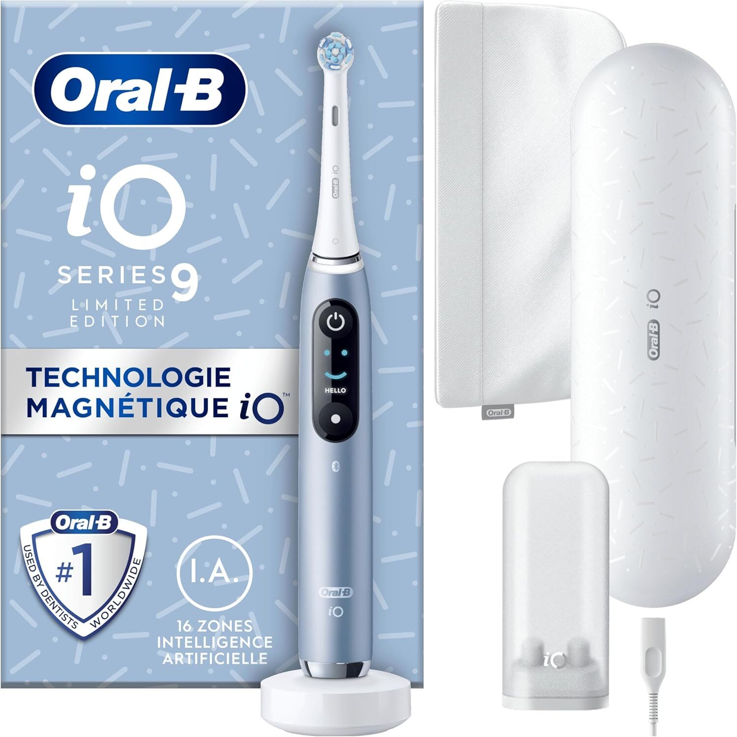 Электрическая зубная щетка Oral-B IO 9 Smart Edition Blue