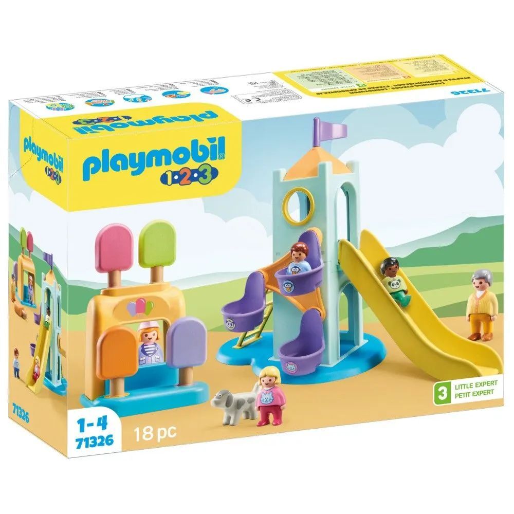 Playmobil - 1.2.3 Башня приключений и подставка для мороженого 71326