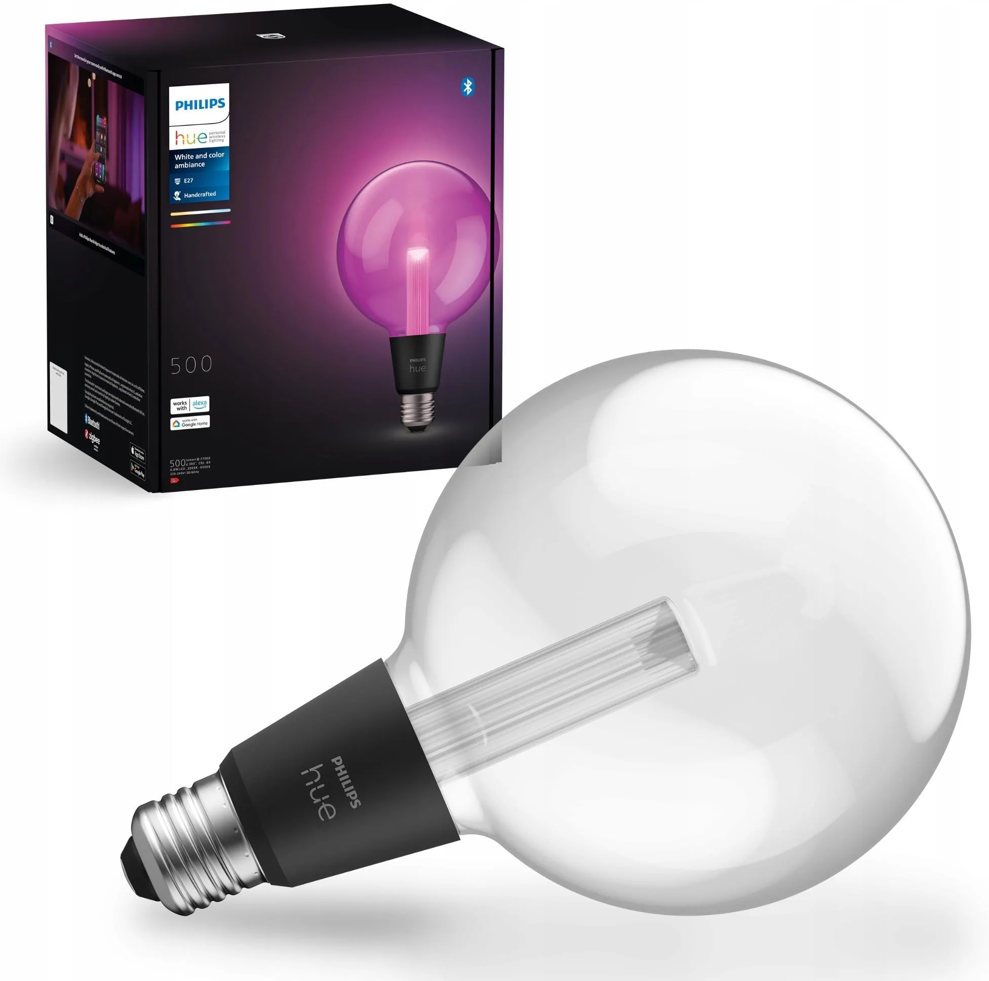 Лампочка PHILIPS HUE G125 E27 929003151202