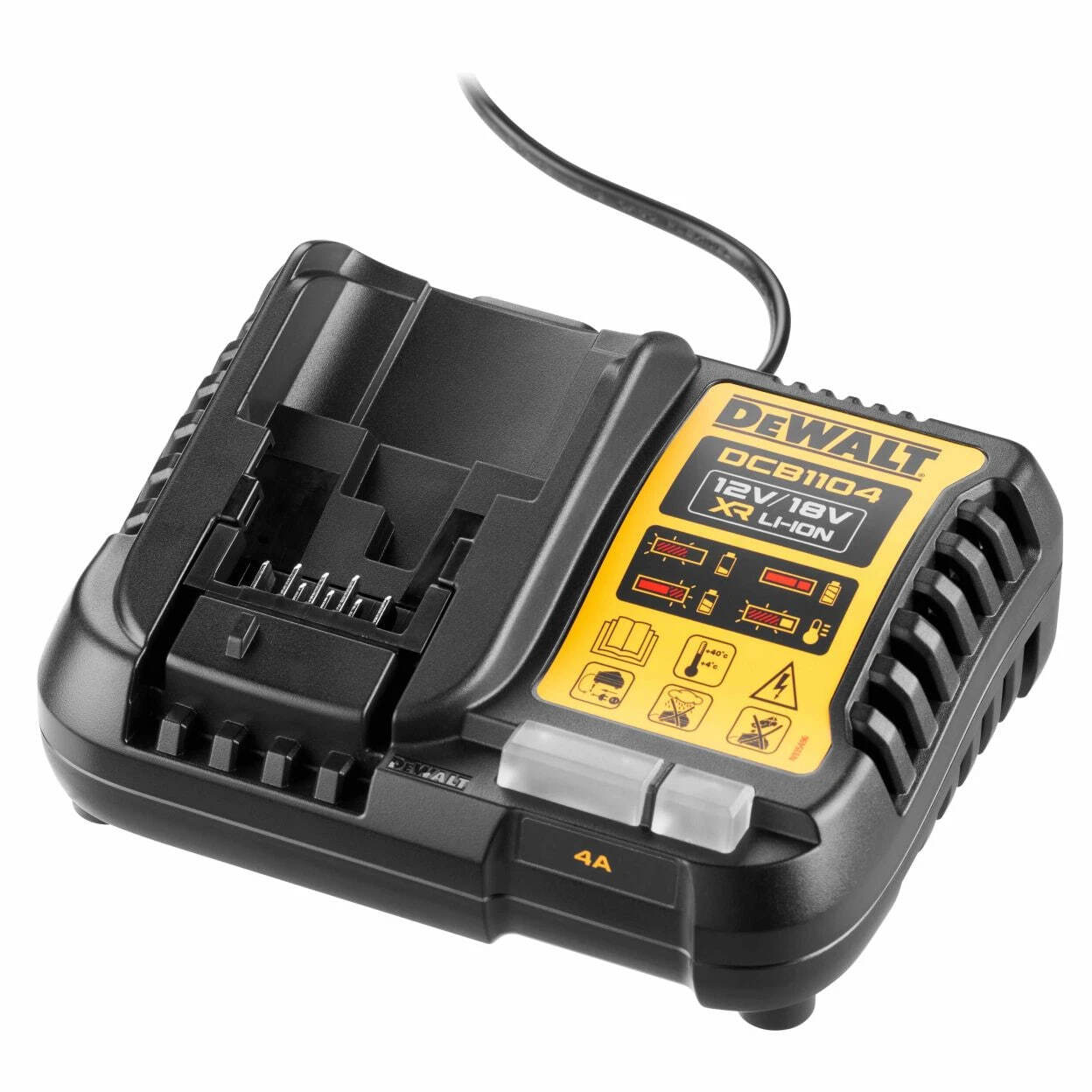 Аккумулятор DeWALT 5.0Ah 18V XR Li-Ion с зарядным устройством (DCB1104P1)