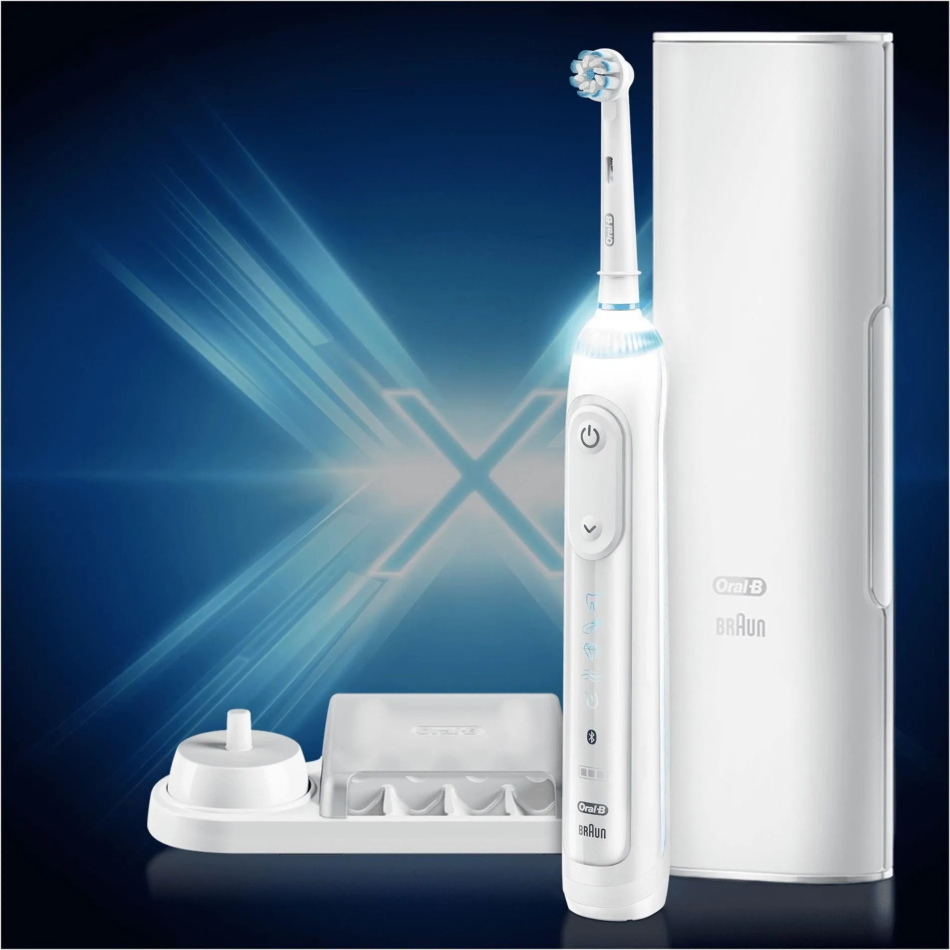 Электрическая зубная щетка Oral-B Genius X 20100S белая