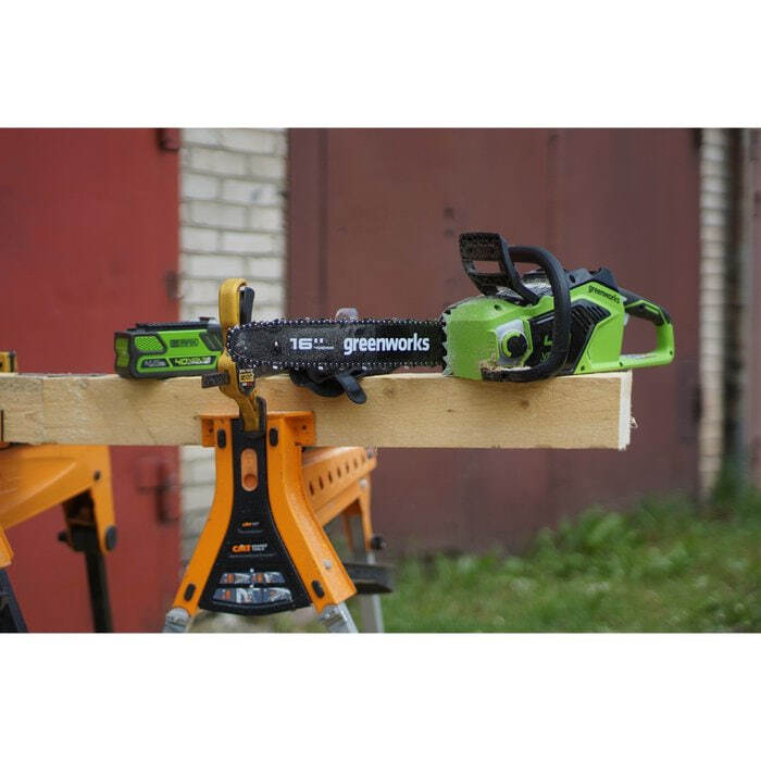 Электрическая пила Greenworks GD40CS18K2X
