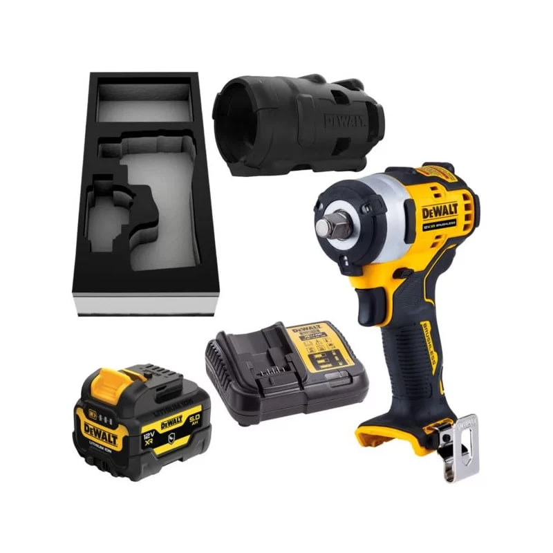 Аккумуляторный гайковерт DeWalt DCF901P1G-QW