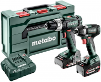 Набор аккумуляторного инструмента Metabo Combo Set 2.8.2 18 В, АКБ и ЗУ