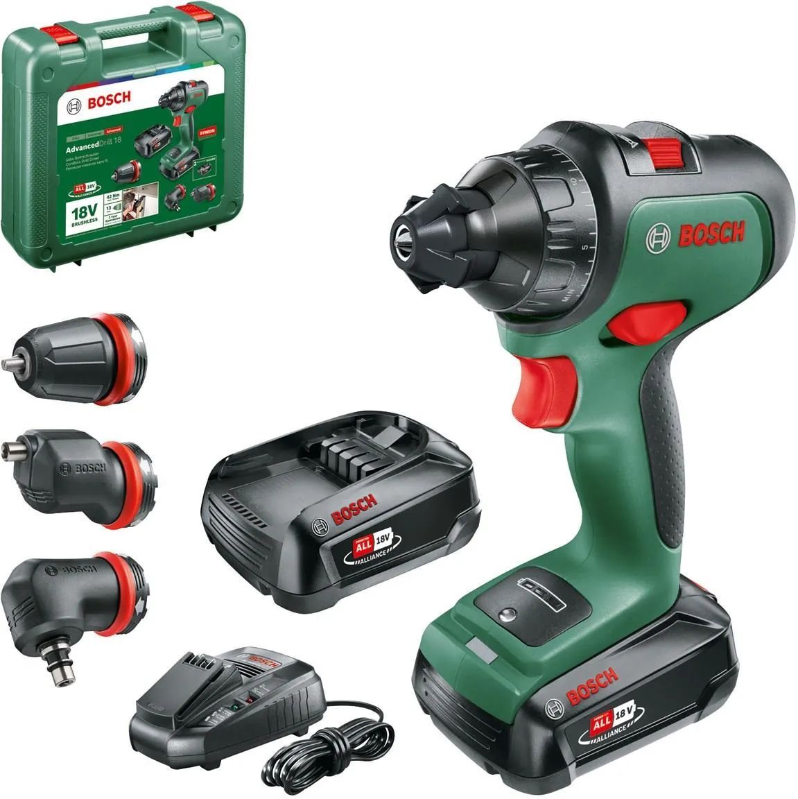 Аккумуляторная дрель-шуруповёрт Bosch AdvancedDrill 18 (06039B5008)