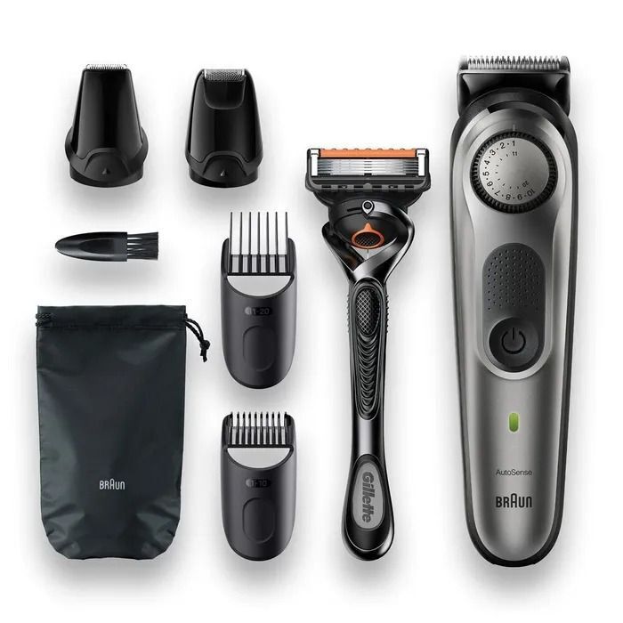 Триммер Braun Metallic Grey bt7340