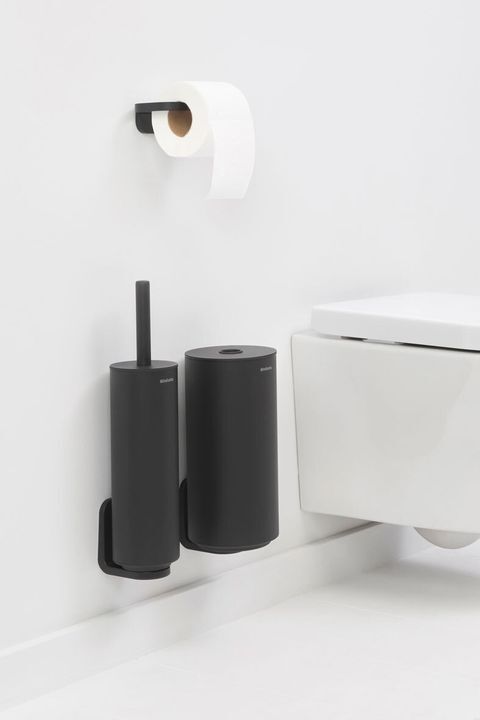 Набор аксессуаров для туалетной комнаты Brabantia "MindSet" 3пр графитовый 303685