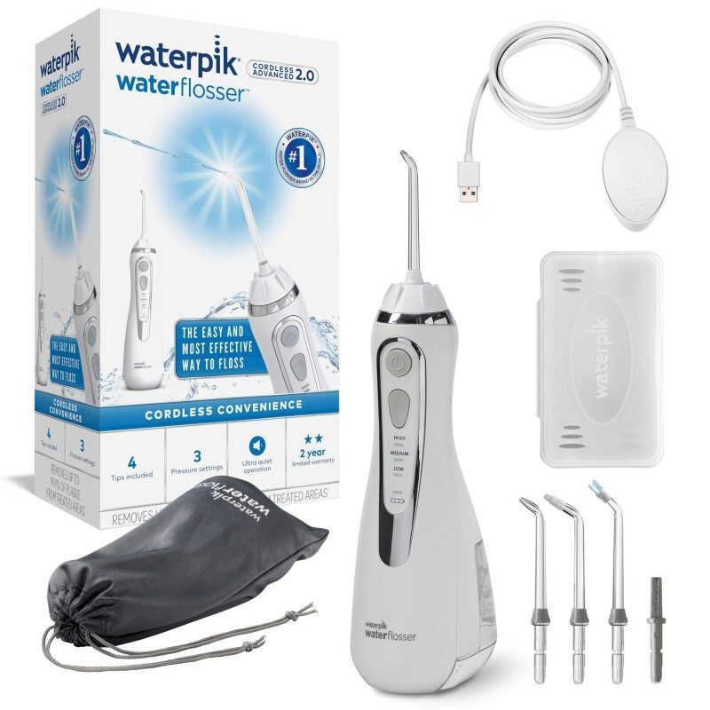 Беспроводной ирригатор Waterpik WP-580 Cordless Advanced 2.0 белый