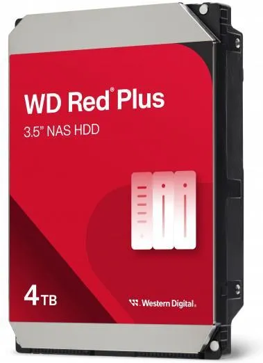 Жёсткий диск Western Digital Red Plus Western Digital40EFPX 4 ТБ SATA III 256 МБ 5400 об/мин CMR