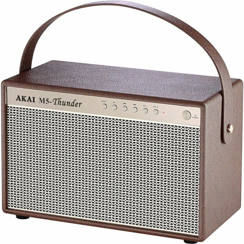 Акустическая система Akai M5 Thunder, коричневый