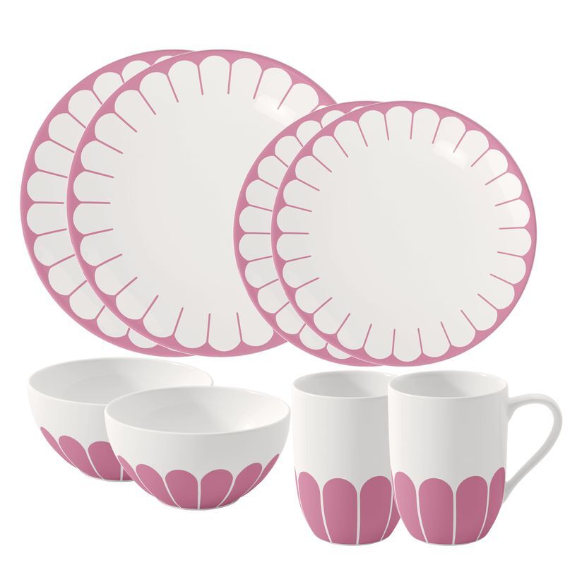 Набор посуды Villeroy & Boch Fleur Starter Kit 1045536000 8 шт. Pink