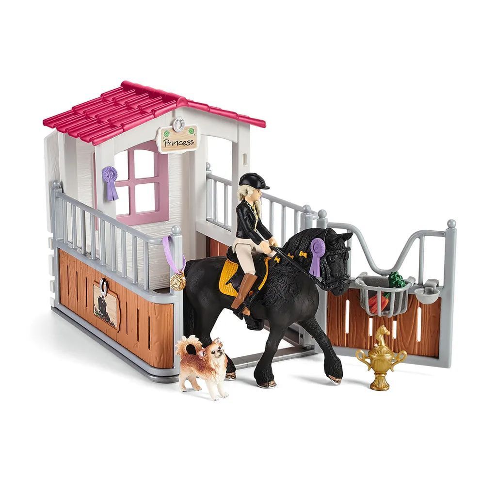 Набор Schleich Horse Club 42437 Конюшня для лошадей Тори и Принцесс