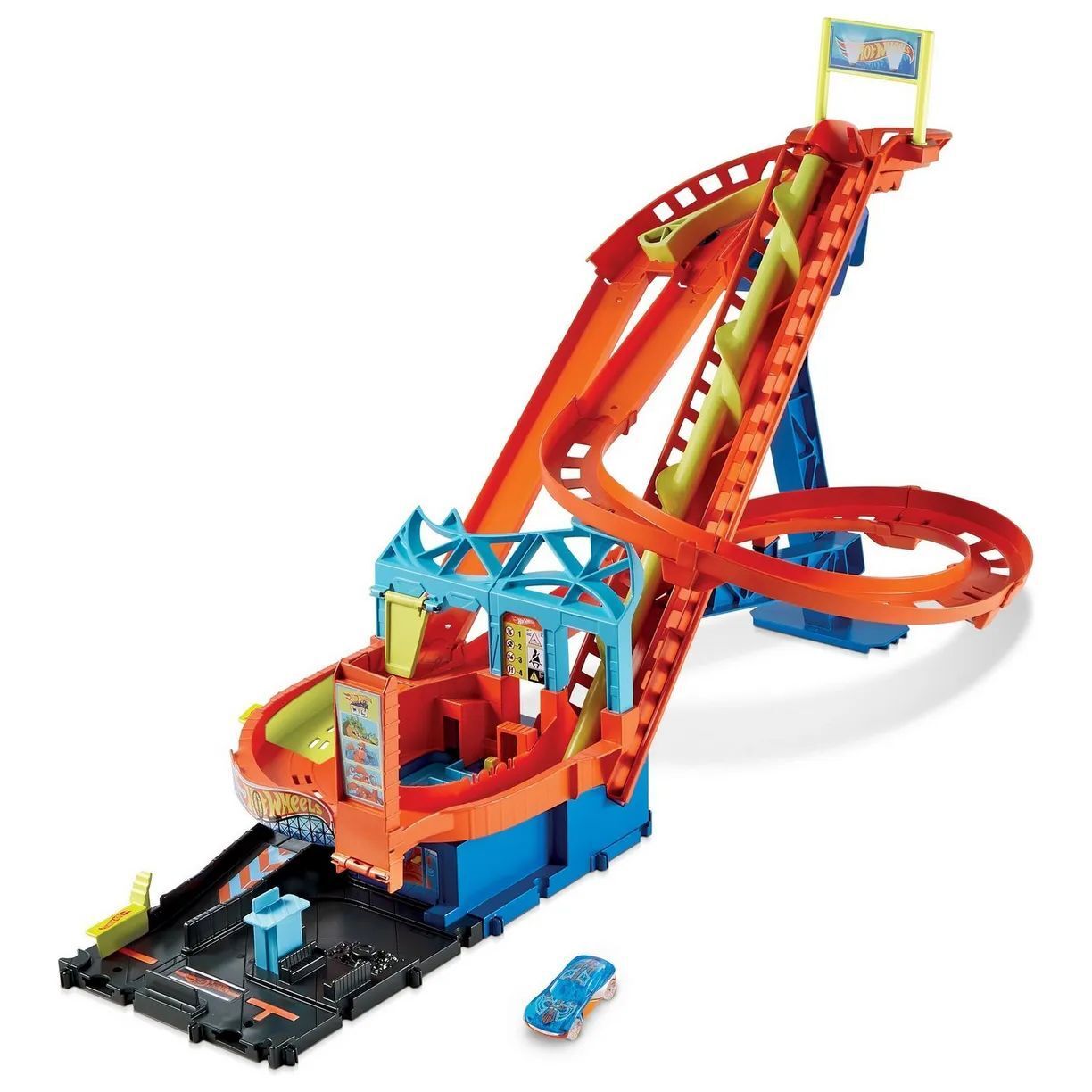 Игровой набор Hot Wheels City Ралли американские горки HDP04