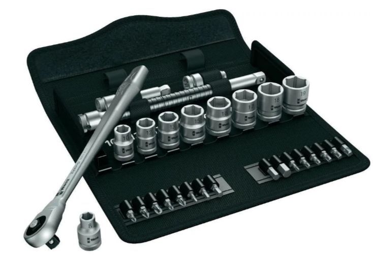 Набор насадок Wera метрический 3/8 10 мм 29 шт. Zyklop Metal 8100 SB 7 05004047001