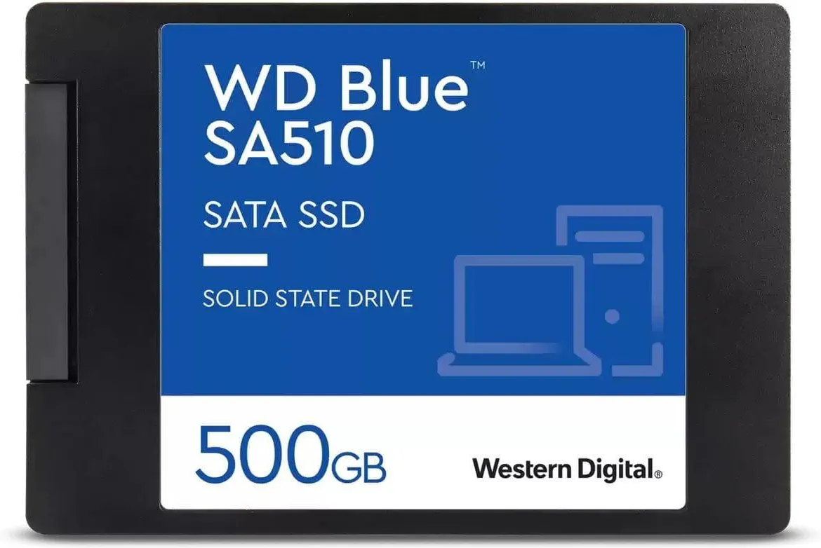 SSD-накопитель Western Digital Blue 500 ГБ 2.5" SATA (WDS500G3B0A)