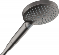 Ручной душ Hansgrohe Raindance Select S EcoSmart+ 26516340, шлифованный черный хром