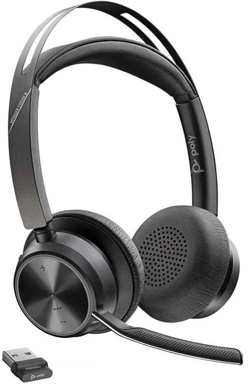 Гарнитура Poly Voyager Focus 2-M UC USB-A черный (213726-02)