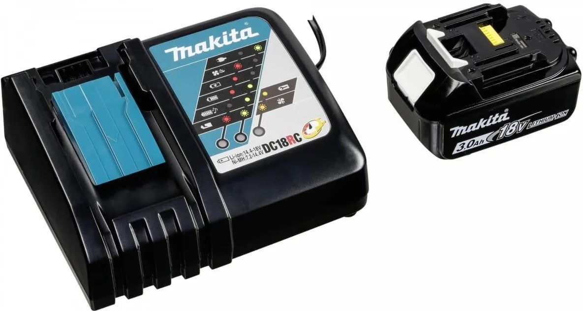 Кусторез Makita DUH523RF 18V с АКБ 3,0 Ah и ЗУ