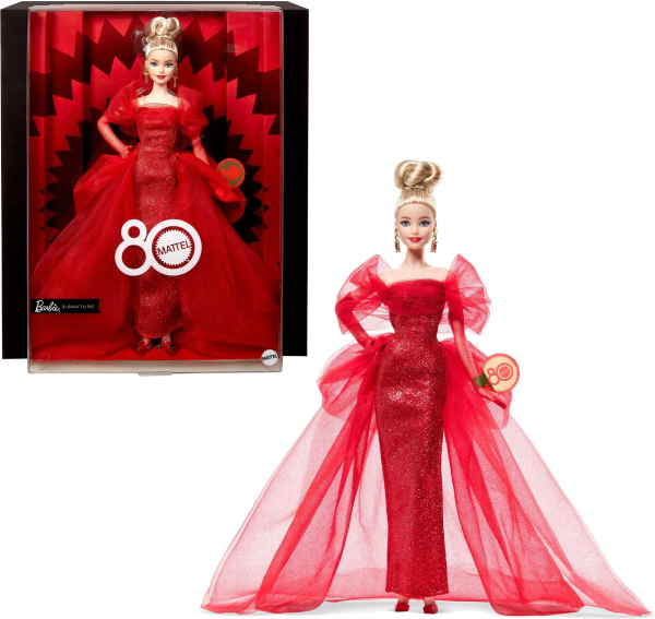 Коллекционная кукла Mattel Barbie Signature 80th Anniversary Mattel - JBJ17