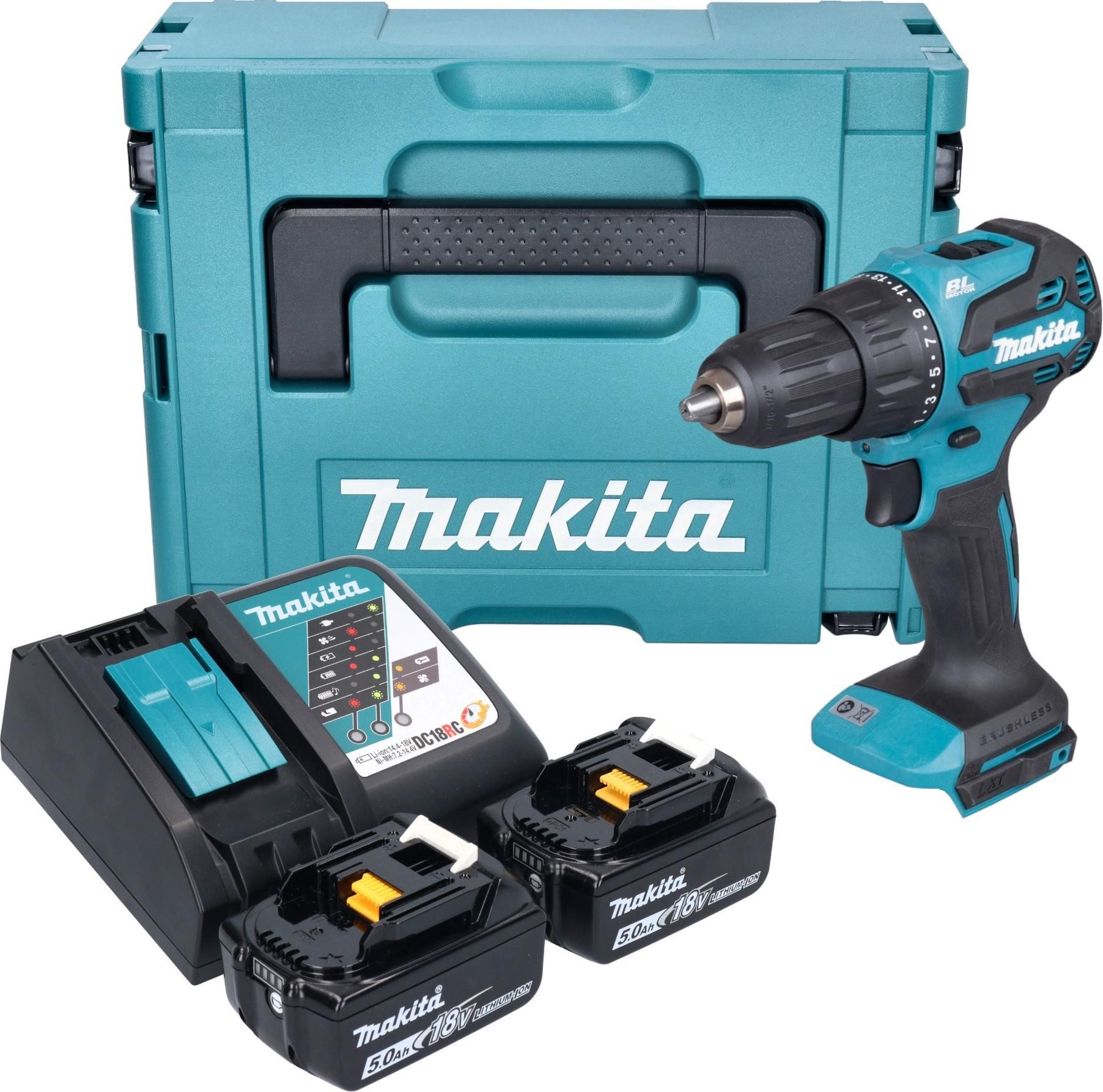 Дрель-шуруповерт ударная аккумуляторная Makita DHP490RTJ