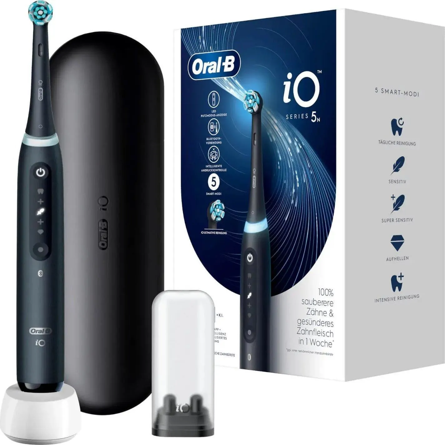 Электрическая зубная щетка Oral-B iO Series 5N матово-черного цвета