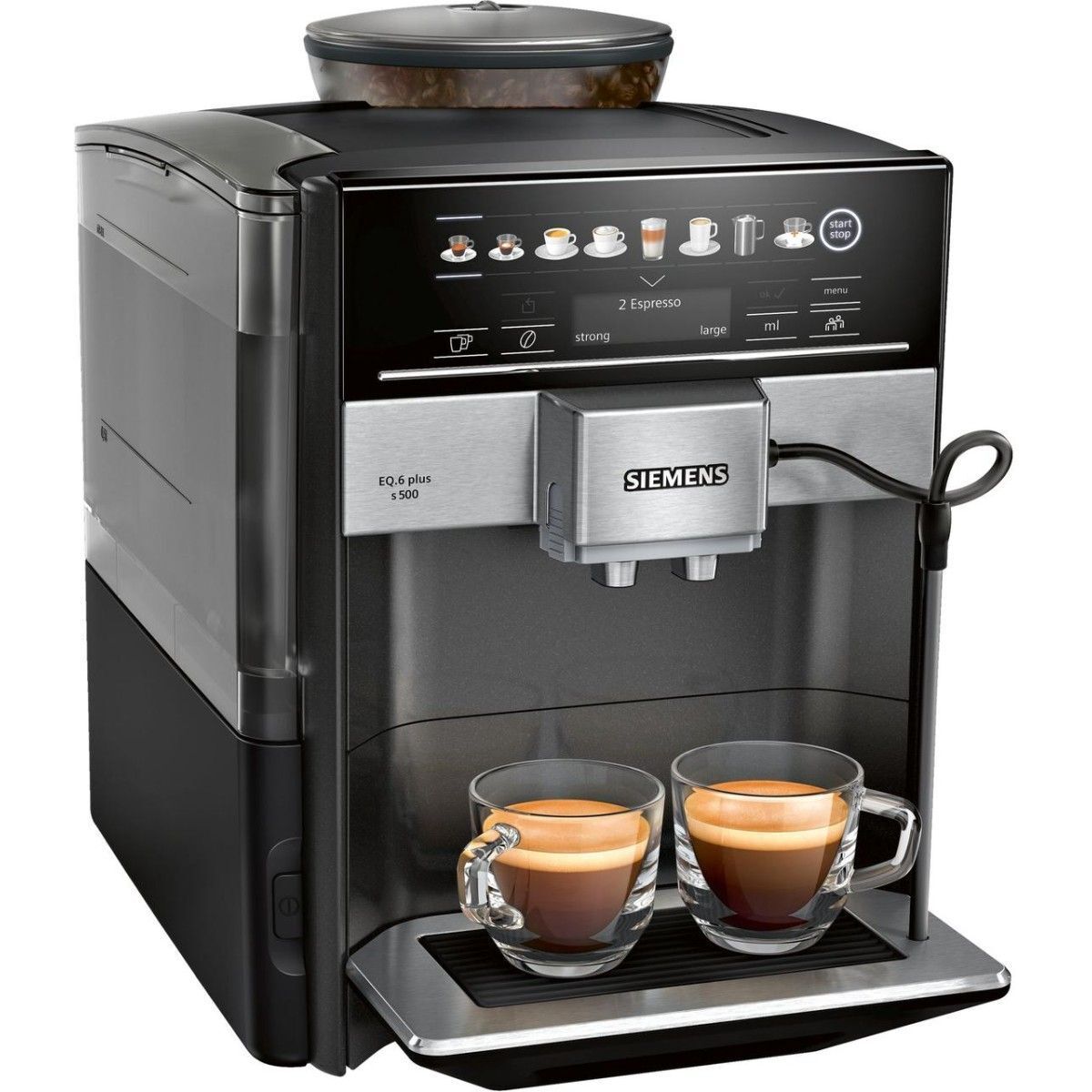 Кофемашина Siemens TE655319RW EQ.6 plus s500, черный