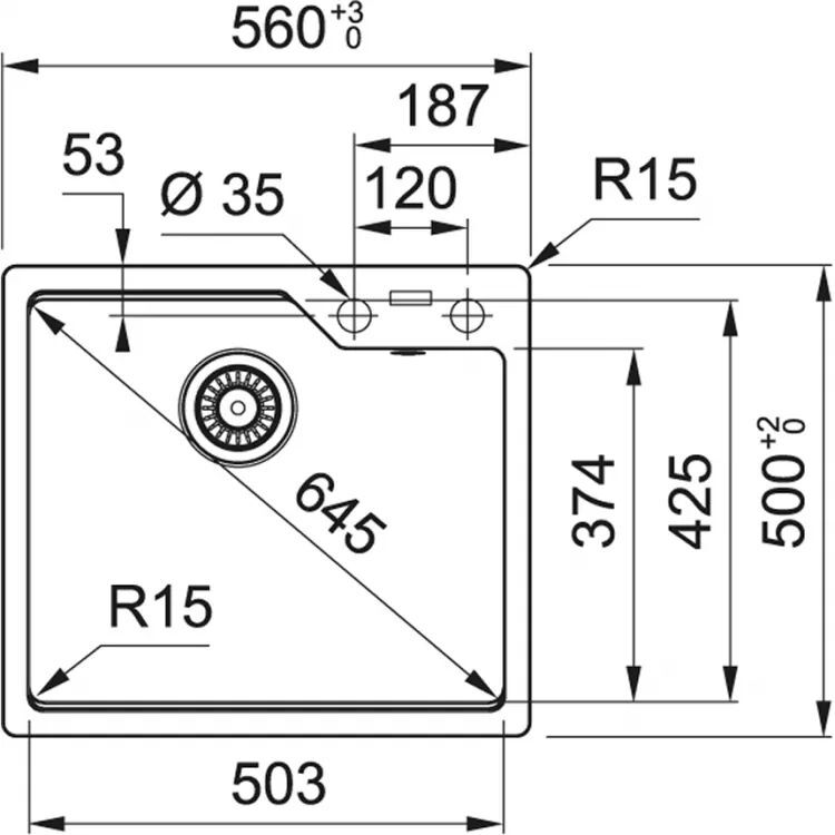 Кухонная раковина Franke Urban UBG 610-56 114.0575.028, ореховый