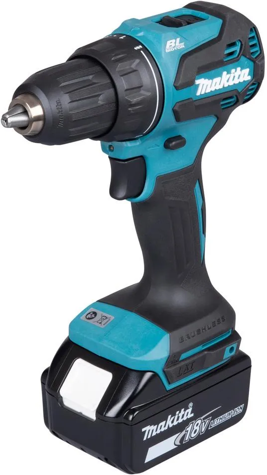 Аккумуляторная дрель-шуруповёрт Makita DDF490SF1J 18 В, 1×3,0 А·ч АКБ, ЗУ, кейс Makpac