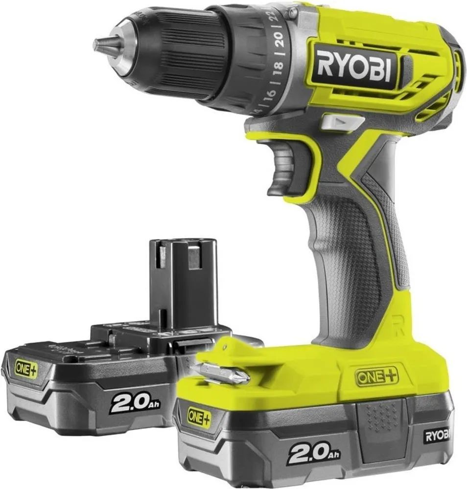 Аккумуляторная дрель RYOBI One R18DD2-220S 2 АКБ и ЗУ