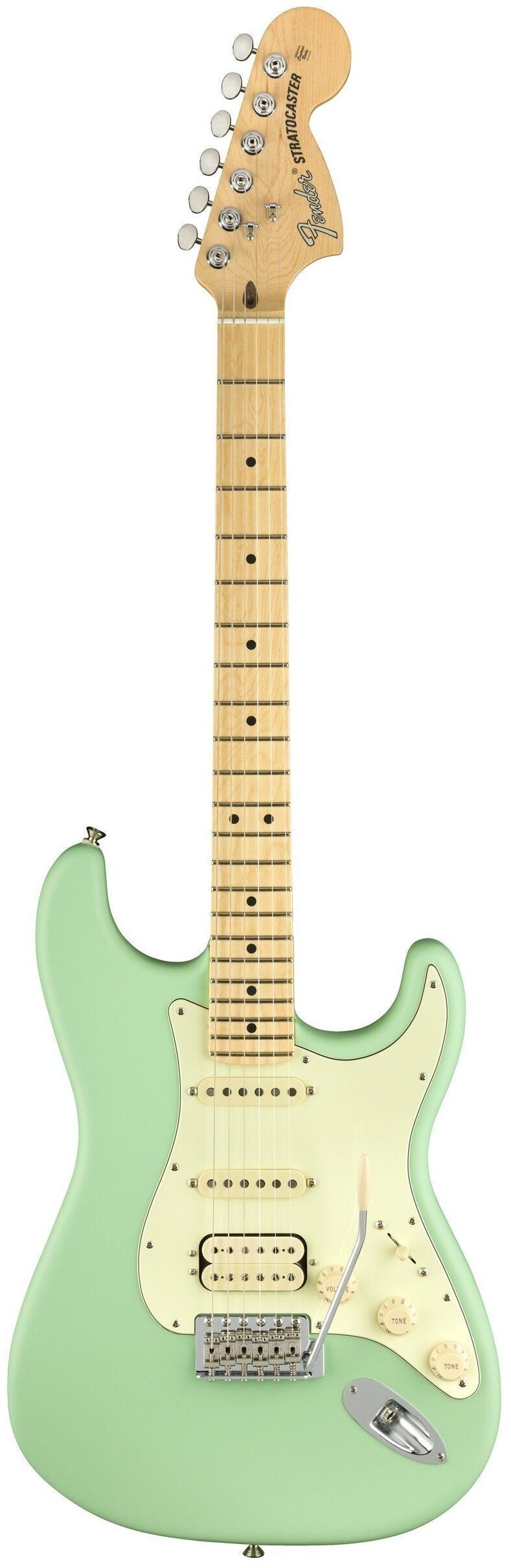 Электрогитара FENDER American Performer Stratocaster HSS Maple Fingerboard Satin Surf Green