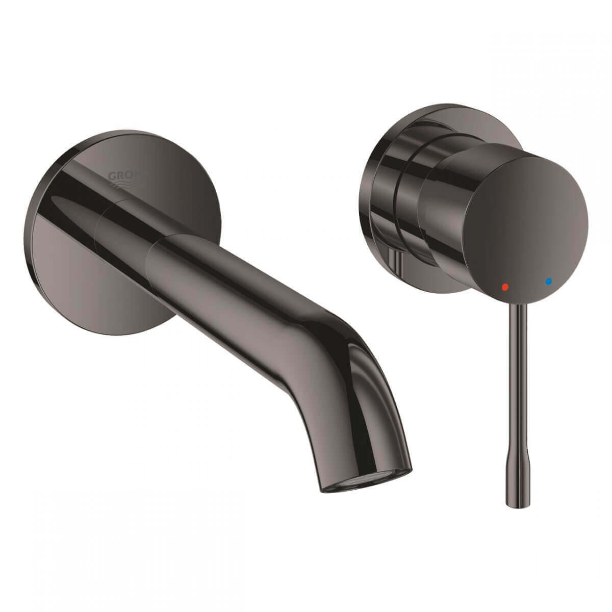 Однорычажный настенный смеситель Grohe Essence Hard Graphite 29192A01