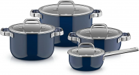 Набор кастрюль 4 предмета WMF Fusiontec Mineral Pro Ocean Blue (521245290)