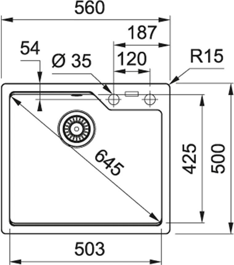 Кухонная раковина Franke Urban UBG 610-56 114.0582.776, оникс