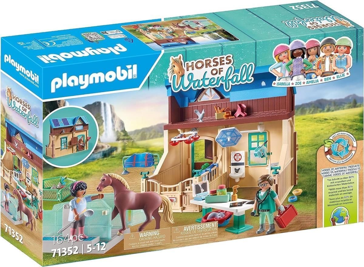 Игровой набор Playmobil 71352 Гиппотерапия и клиника для животных