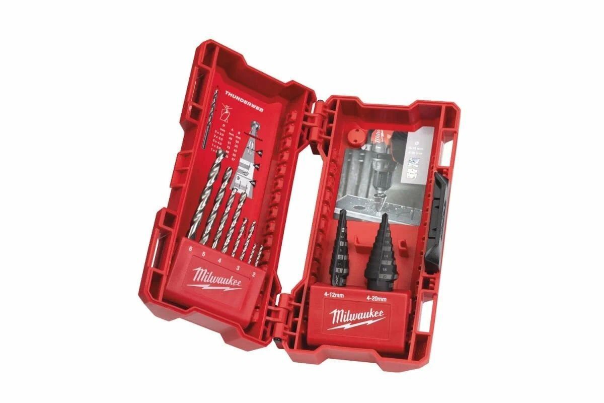 Набор ступенчатых свёрл 10шт, Step Drill Set Milwaukee 48899350