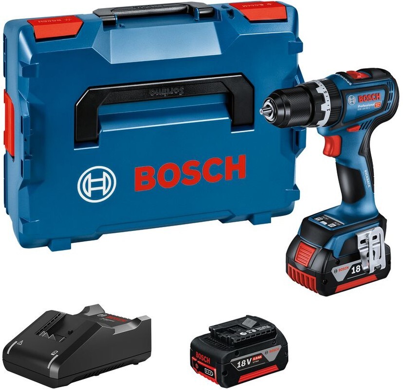 Аккумуляторный ударный шуруповерт Bosch GSB 18V-90 C Professional (06019K6106)
