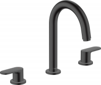 Смеситель для раковины HANSGROHE Vernis Blend 3-отверстия, черный матовый 71553670